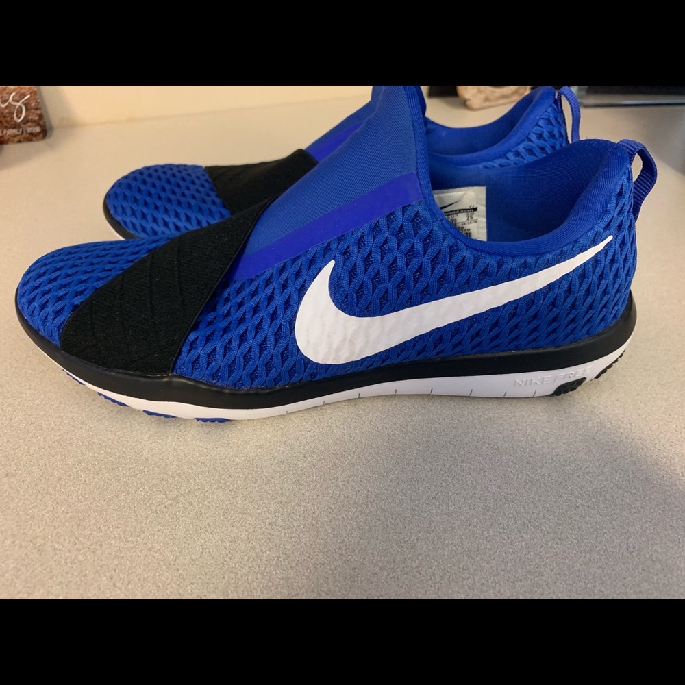 Womens Nike free connects royal blue size 8